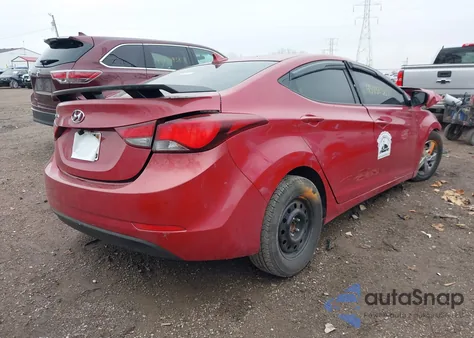 2014 Hyundai Elantra Se z USA, uszkodzony, nr VIN KMHDH4AE4EU110816